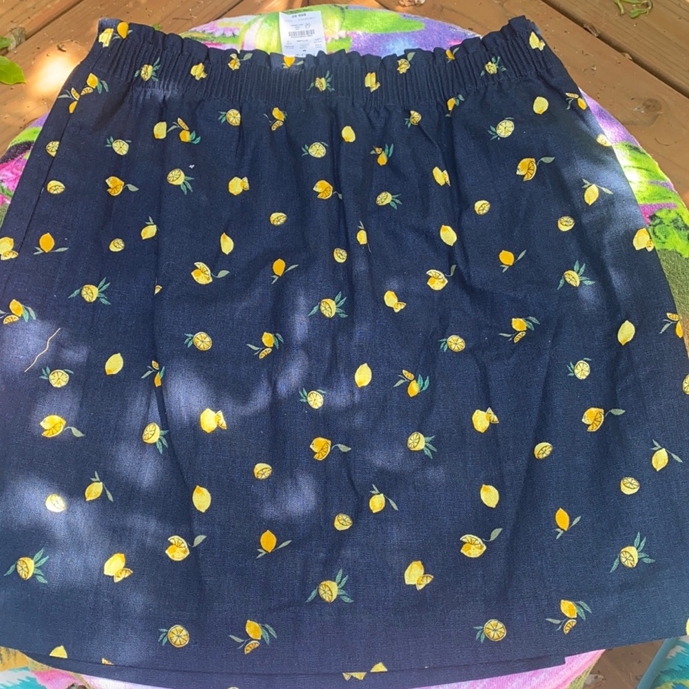 J.Crew lemon skirt